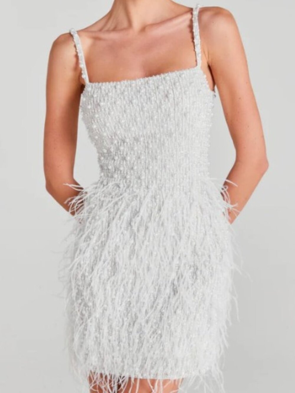 NADINE MERABI Carrie White Dress